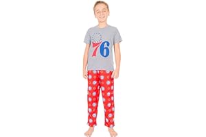 Ultra Game NBA Boys 2 Piece Tee Shirt & Lounge Pants Pajama Set (Sizes 4-20)