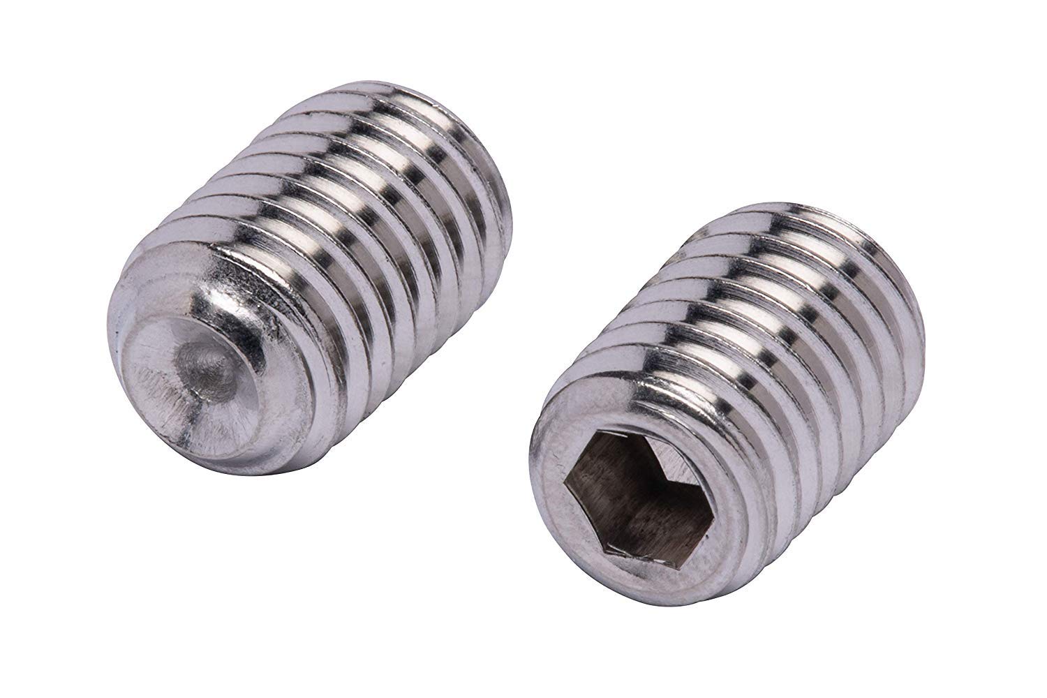 832 X 5/8" Stainless Set Screw with Hex Allen Head Drive