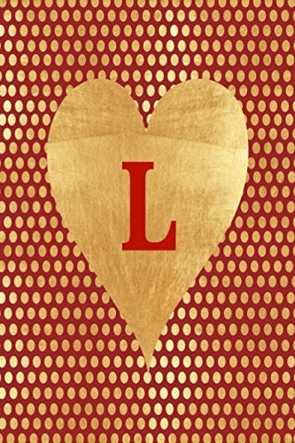 L: Portable Monogram Initial Composition Blank Ruled Paper Journal To Write In (Monogrammed Journal)