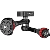 IFOOTAGE 9.5" Spider Crab Magic Arm Adjustable Arm LT4-5.5 | Magic Arm with Shoe Mount and 1/4" Tripod Screw for LCD Monitor LED Lights, Adjustable Camera Mounting Arm