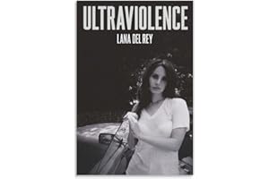 Lana Poster Del Rey Ultraviolence Vintage Poster for Room Aesthetic Canvas Wall Art Bedroom Decor 12x18inch(30x45cm)