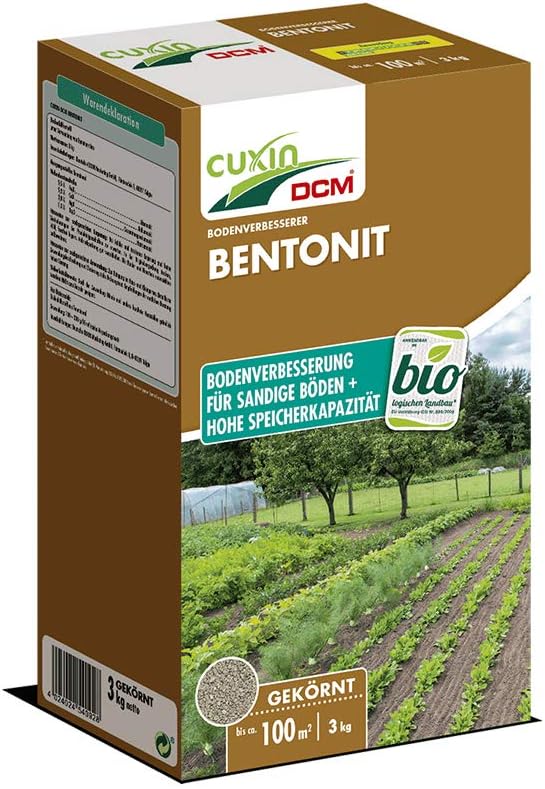 Cuxin Bio Bentonit Granulat für ca. 100 m²⎜Gesteinsmehl verbessert die