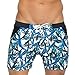 Taddlee Basic Men Swimwear Swimsuits Swim Boxer Trunks Surf Boardshorts XXL Size (M) Blue