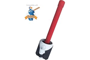 VIRTUAL PRINTALITY Quest 2 Cricket - Bat for iB Cricket - Oculus Controller Grip, VR Cricket, Compatible with Meta Quest 2 Accessories
