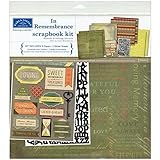 Karen Foster Design Themed Paper and Stickers Scrapbook Kit, In Memory