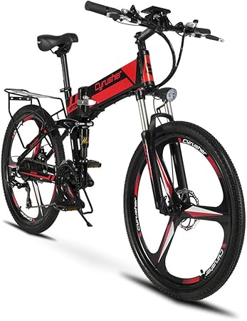 Vtt bicicleta eléctrica plegable con portaequipajes extrbici ...