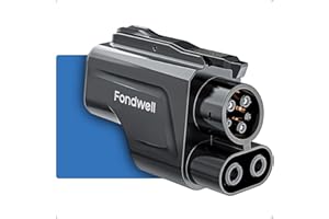 Fondwell NACS to CCS Charger Adapter: UL 2252 Safety Compliance Verified by SGS - Compatible with Tesla V3/V4 Supercharger - 250kW 1000V 500A DC Fast Charger Adapter for CCS1 Electric Vehicles