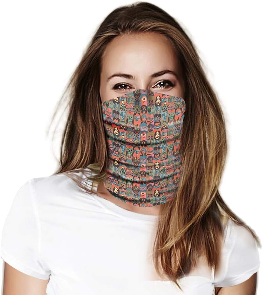 Face Covering Bandanas Headband for Women Neck Gaiter Balaclavas