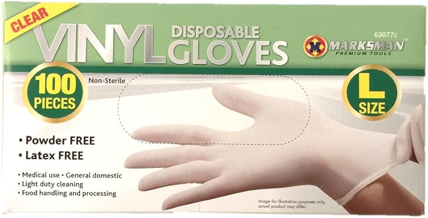 Gants latex jetables non poudrés Clearance