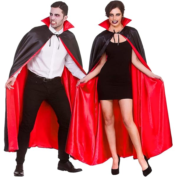 black dress red cape costume Rubies Gothic Vampiress Dress With Cape 2 Piece Costume Adult Standard Size