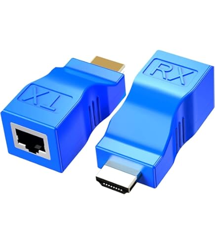 NAPA HDMI CAT5e Extender　　※2個セット　RXとTX Amazon.com: Expert Connect ET4K120M 4K@30Hz HDMI 1.4 Extender Over