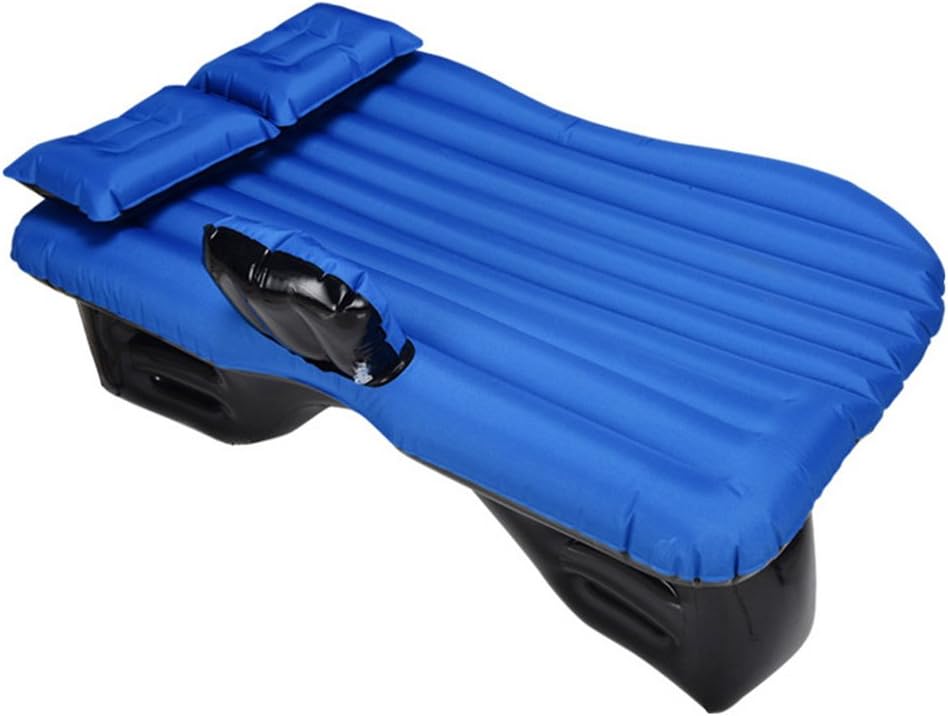 ZAQ SUV Inflatable Bed Car Travel Camping Portable Auto Air Bed For Sedans And Trucks Back Seat, Blue
