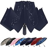 ZDSSM Inverted Umbrella for Rain, Compact Windproof Auto Open Close | Reverse Fold Design, Portable Travel, Small Storage, Large Coverage, Car Friendly, No Drip, Waterproof, Sun Shade