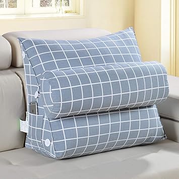 Bolster Lumbar Neckroll Support Backrest Reading Cushion