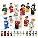Minifigures Set - 36+13pcs Boys and Girls Mini Community People and Accessories 100% Compatible Building Bricks for Kids Party, to build More Fun