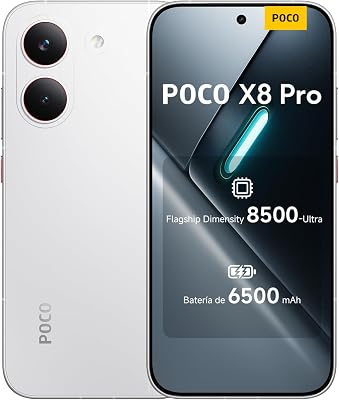 POCO X8 Pro Smartphone de 12+512GB Blanco Batería de 6500mAh