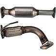 KAC Front Exhaust Flex Pipe And Catalytic Converter For Accord 2.4L 2003-2007,Stainless Steel Catalytic Convertor 16299, 52349 (EPA Complaint)