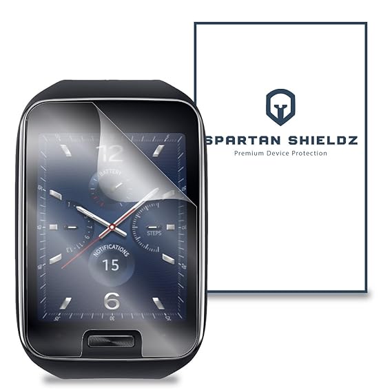6X - Spartan Shields Premium HD Screen Protector For Samsung Gear S Smartwatch - 6X