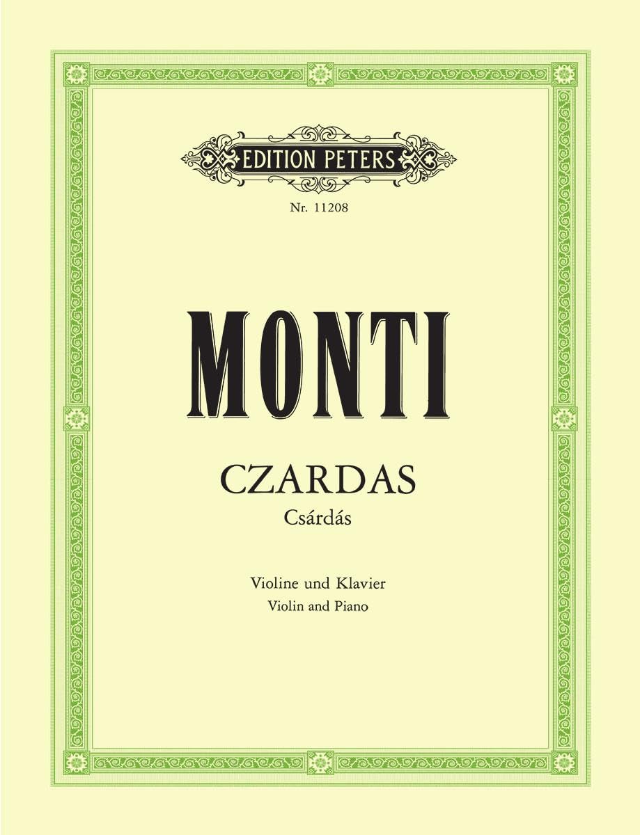 Monti: Czardas (for Violin and Piano) (EP11208): für Violine und Klavier (Edition Peters)