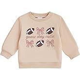 Toddler Baby Boy Girl Clothes Long Sleeve Crew Neck Letters Rugby Pullover Sweatshirt Tops for Inafnt Boys Girls