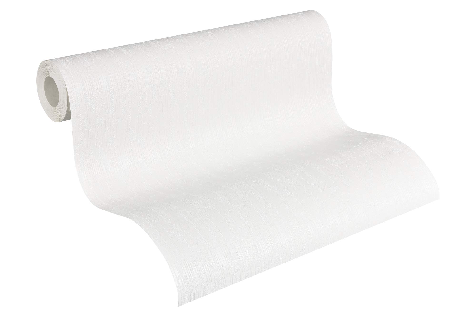 A.S. Création Paintable Non-Woven Wallpaper 10.05 x 0.53 m weiß Made in Germany 570215 5702-15