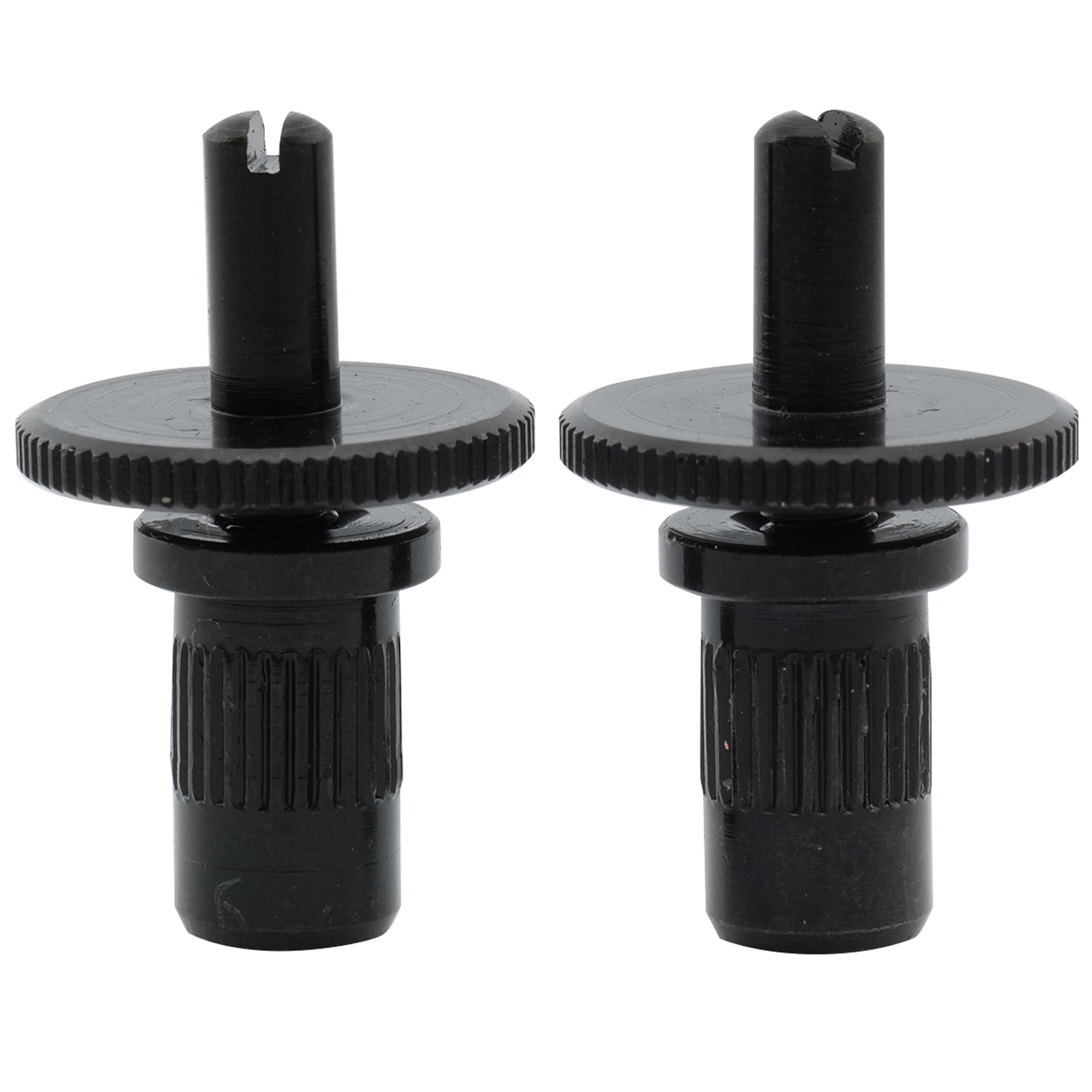 Musiclily Pro Metric Sized M4 Nashville Tune-o-matic Bridge Studs and Bushings for Epiphone Les Paul Style Guitar, Black (Set of 2)