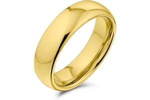 Basic Plain Simple Dome Couples Classic Black Rose Gold Plated Titanium 2-8MM Wedding Band Ring For Men Women Comfort Fit