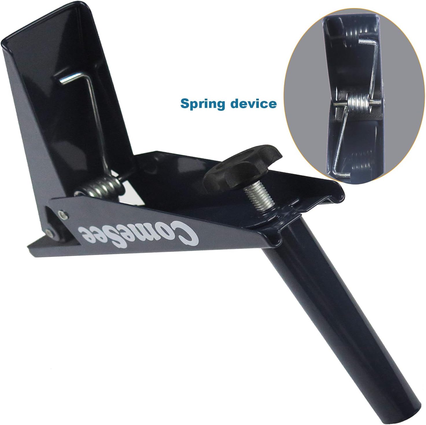 Comesee Professional Ping Pong Net Clip on Easy, Table Tennis Net and Post Set with Spring Activated Clamp, Thick Base Grip, Precision Tension Height Adjustment (Navy) : Sports & Outdoors