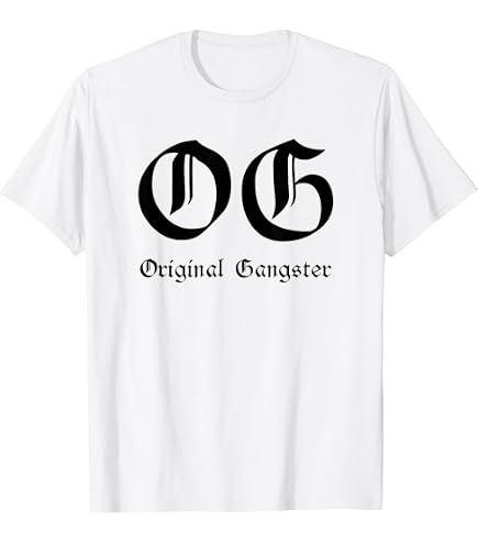 Amazon.com: Original Gangsta T-Shirt : Clothing, Shoes & Jewelry