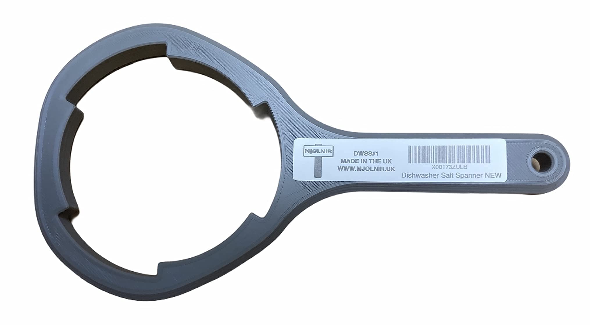 Dishwasher Salt Cap Spanner (to fit Siemens, Bosch, Neff and others) for easy removal of stuck dishwasher salt compartment filler caps