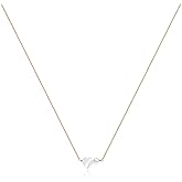 Caenyo 14K Gold Plated Dainty Pearl Necklace Collection for Women, Handmade Freshwater Pearl Minimalist Jewelry Gifts for Her