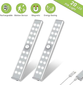 Wardrobe Light Oxyled Motion Sensor Closet Lights 20 Led Under