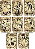 Vintage images Halloween witches pumpkin cat bottle stickers labels Potion Bottle Sticker Labels Voodoo New Orleans Halloween Wine Mardi Gras 8 bottle label stickers apothecary labels