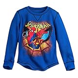 Marvel Boys Spider-Man Long Sleeve Thermal Blue