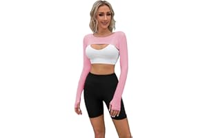 Hairwilly Cooling Shawl Arm Sleeve Sun Protection Women's Tops for Golfing,Riding,Driving