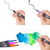 Laconile 120 Dual Tip Brush Pens 0.4mm Fineliner 2mm Brush 120 Colors view 7