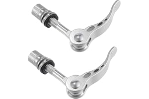 X AUTOHAUX 2pcs 6mm Aluminium Alloy Bicycle Seat Post Quick Release Pin Seatpost Skewer Bolt