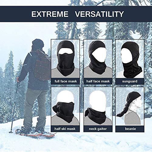 SUNPRO Balaclava - Windproof Ski Mask - Cold Weather Face Mask Neck Warmer - Thumbnail 4