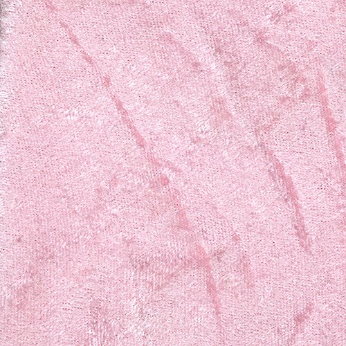 Crushed Panne Velour Baby Pink Fabric By The Yard