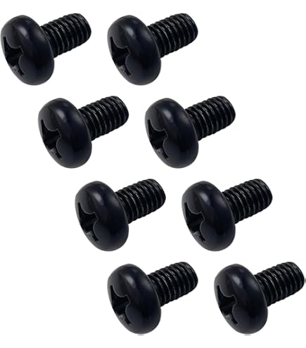 200 License Plate Screws &ndash; 6mm X 12mm, Silver Metal, Fit