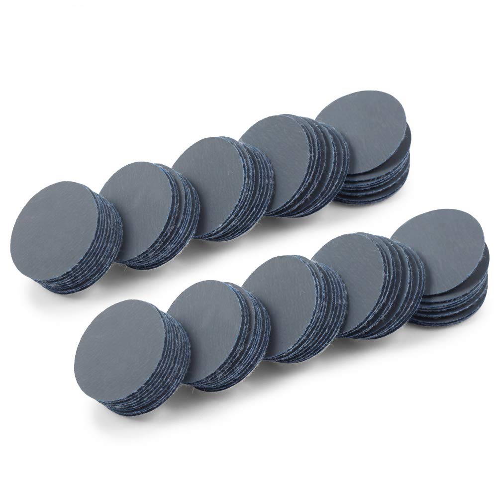 SPEEDWOX Hook and Loop Sanding Discs 100pcs 1 Inches 3000 Grit Sandpaper for Wood Drill Grinder Rotary Tools No Hole