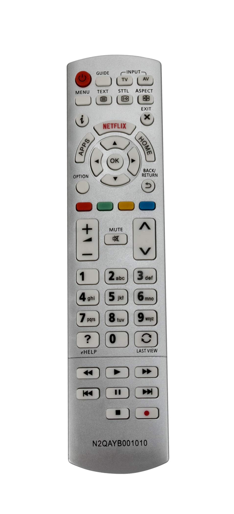 VINABTY N2QAYB001010 Remote Control for Panasonic TX-40CST636 TX-40CSW524 TX-40CS TX-55CX680B TX-65CX680 TX-50CX680B TX-50CX700 TX-55CS620 Sub N2QAYB000928 N2QAYB001011