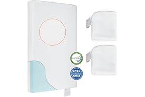 VEVOR Crib Mattress, Two-Sided Breathable Toddler Mattress of Memory Foam, Baby Mattress for Infant and Toddler with 2 Waterp