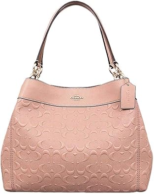 lexy chain shoulder bag in signature leather