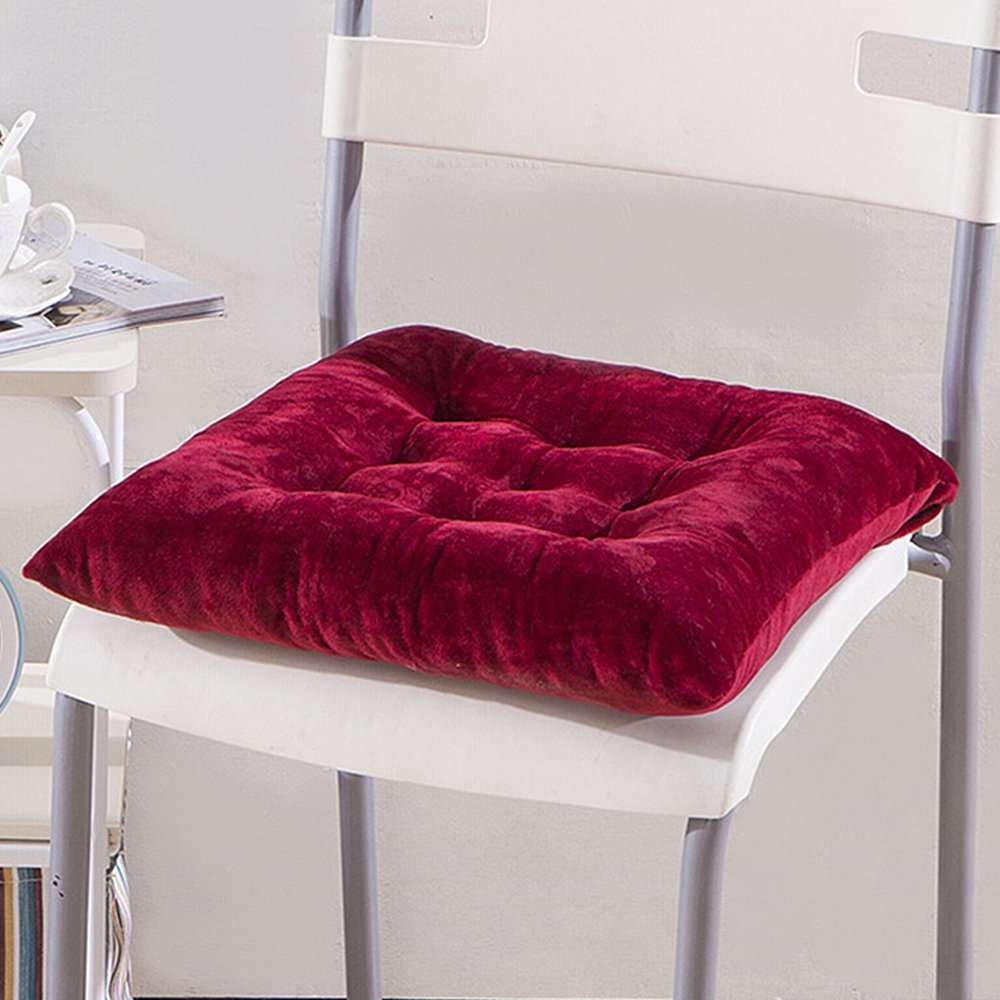 Amazoncom Crystal Velvet Chair Pad Home Kitchen Office Seat