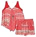 Speechless Girls' Printed Gauze 2 Piece Short and Babydoll Top Set