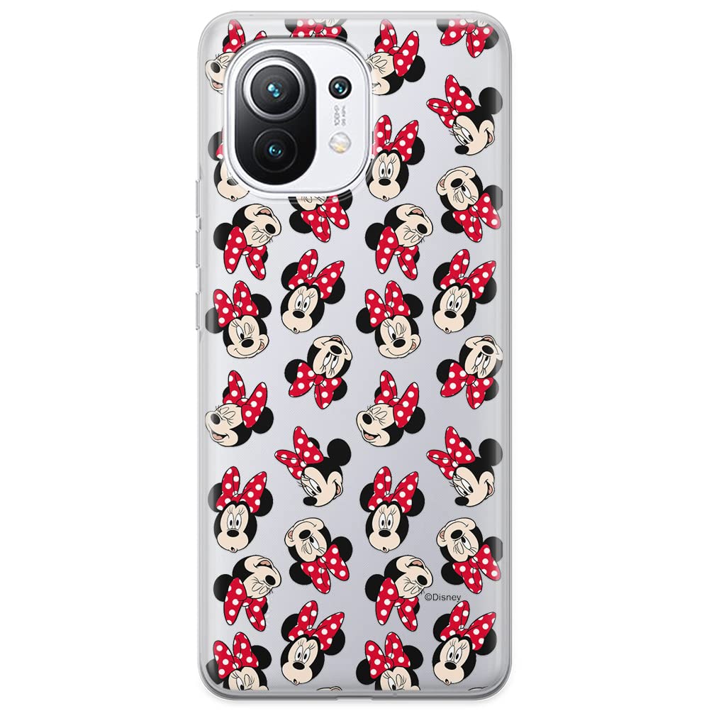 ERT GROUP mobile phone case for Xiaomi 11 original and officially Licensed Disney pattern Minnie 001 optimally adapted to the shape of the mobile phone, partially transparent — image 1
