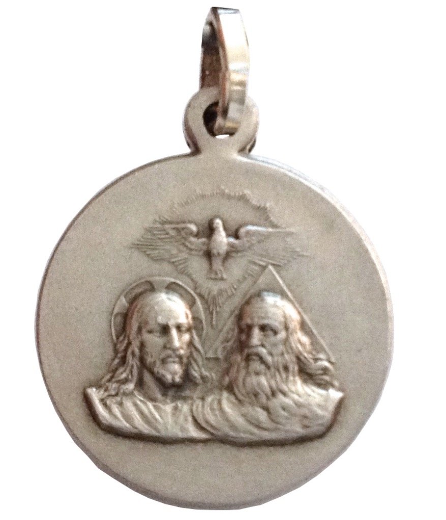 925 Sterling Silver Medal of The Holy Trinity