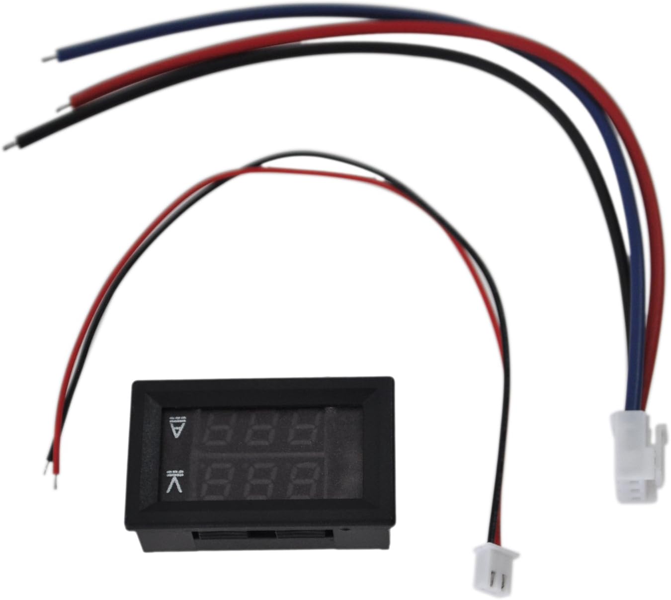 Voltmetro Amperometro Digitale 0.28'' 100V DC 50A - Display Blu E Rosso Con Shunt - Foto 8