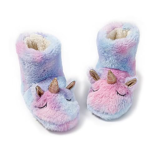 LZSYC Girls Unicorn Boot Slippers Winter Warm Animal Slippers